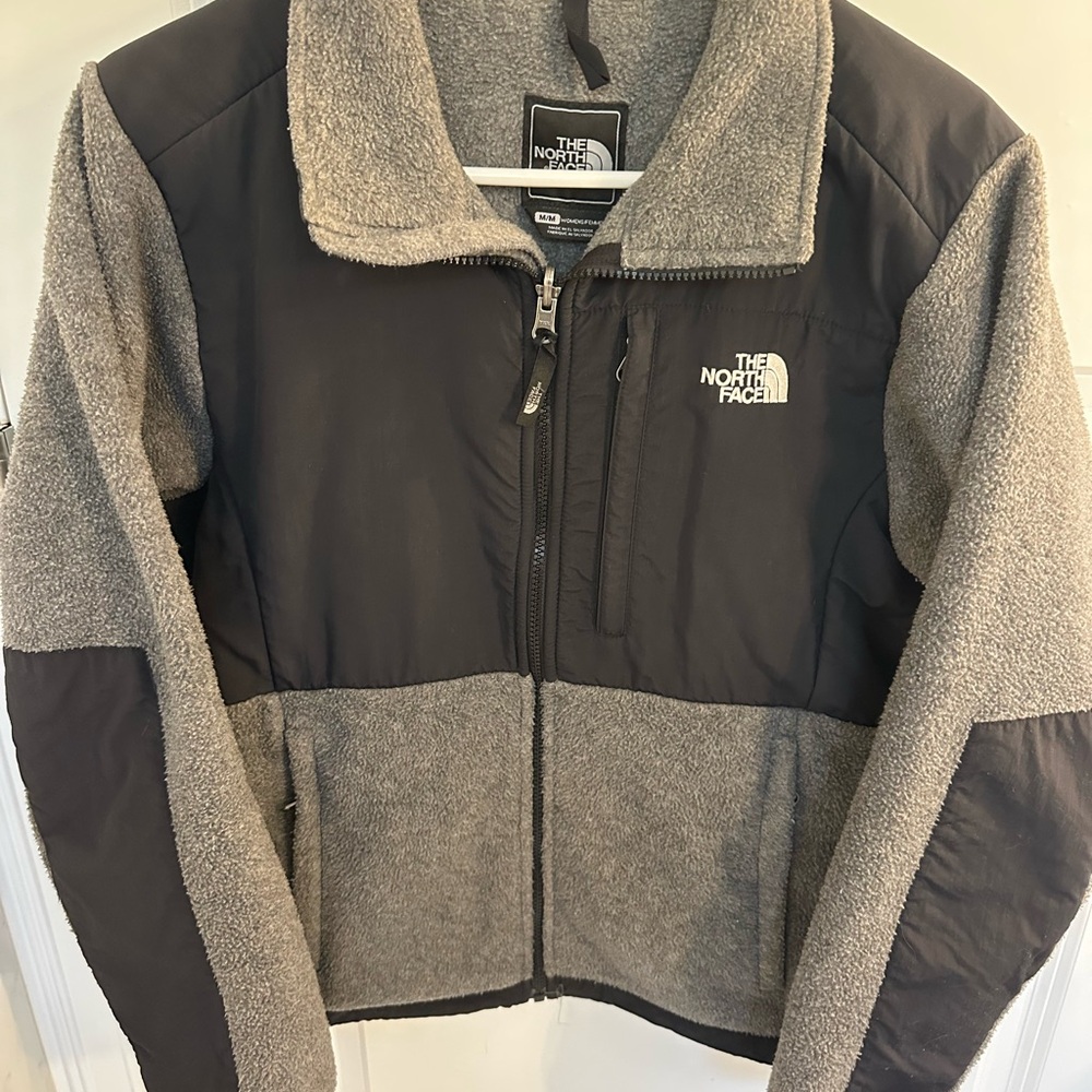 The North Face Black and Gray Fleece Jacket